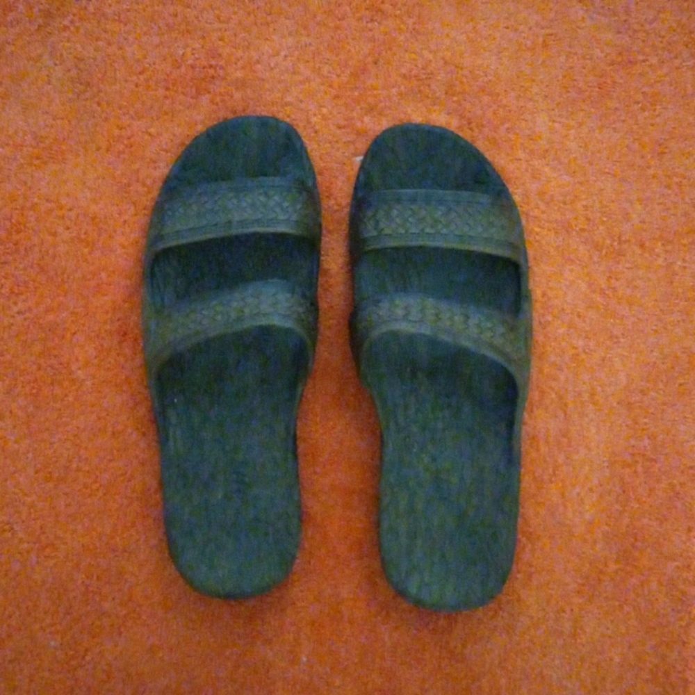 Pali Hawaii 10 Flat Rubber Strap Sandals Standard Local Island Wear